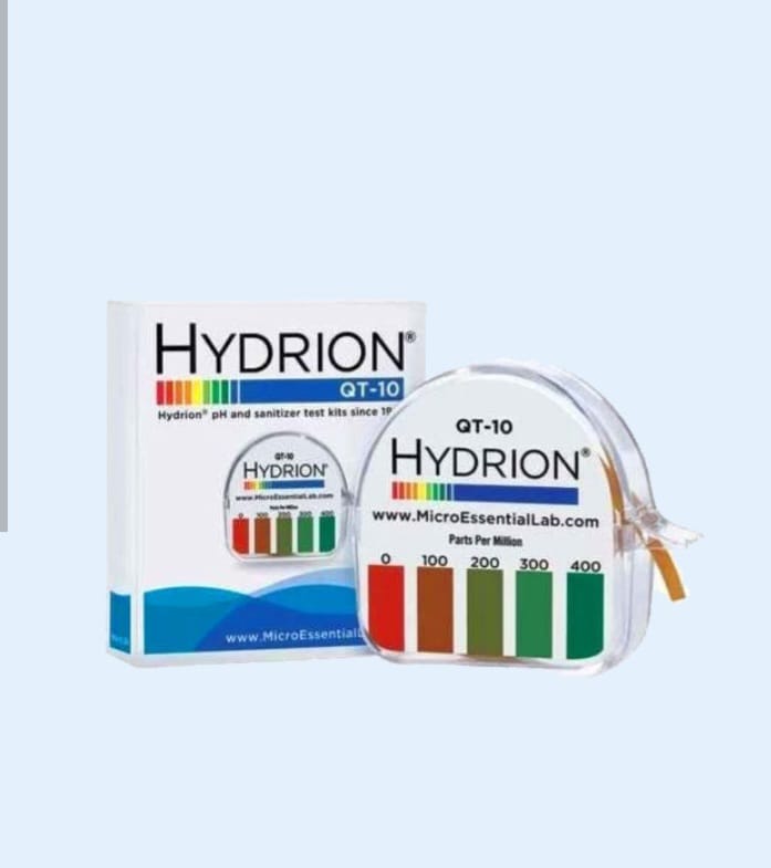Measuring the chlorine content on surfaces (HYDRION) 